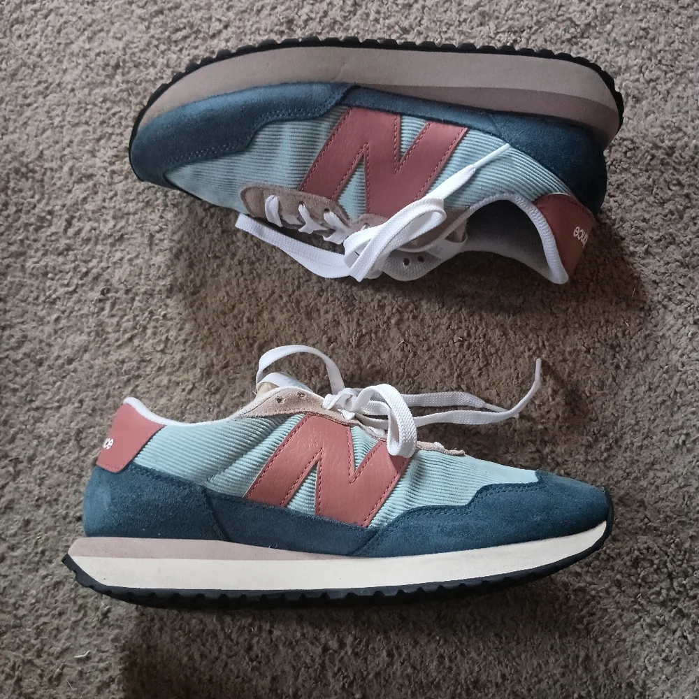 New Balance 237 Retro Sneaker Women's Size 8.5 Green/Brown PRE-OWNED - Picture 3 of 7